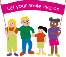 Let your smile live on illustration